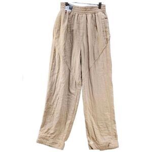 COTTON ON BODY - L Sz XS Woven (100% Cotton) Loose Fit Dance Pants/“Sesame”. NWT
